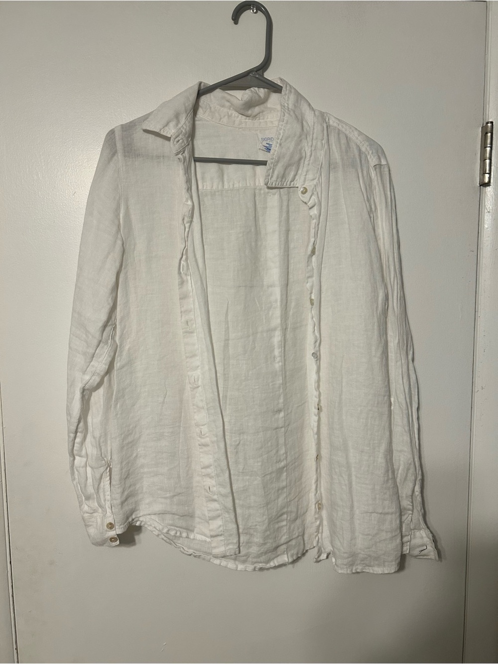 Sigrid Olsen Linen Button Down Top